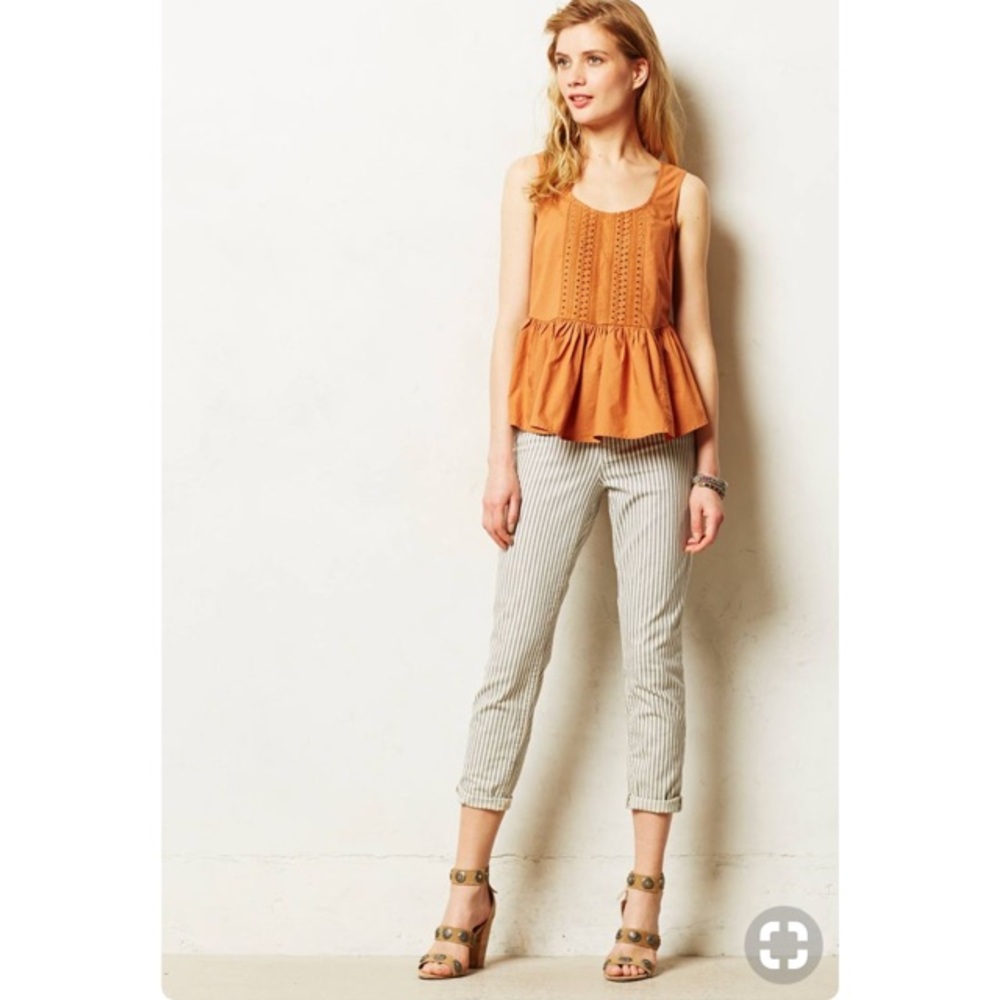 Anthropologie orange tank